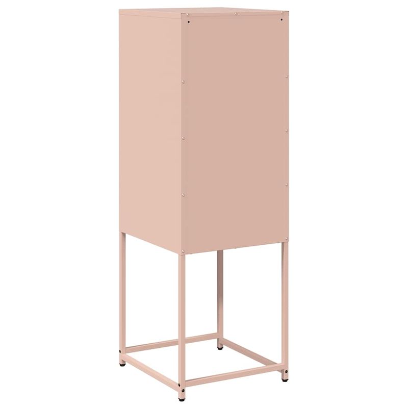 Casa si Gradina - Mobilier - Comode si corpuri - Comode - Dulap, roz, 36x39x107 cm, otel laminat la rece - Infinity.ro
