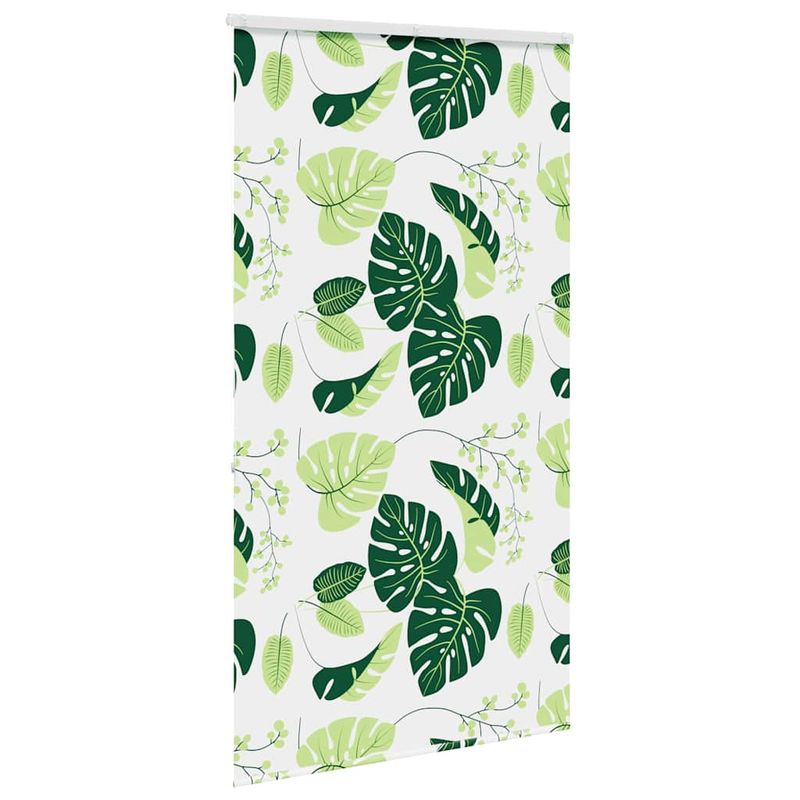 Casa si Gradina - Textile si covoare - Rulouri si jaluzele - Jaluza cu role de dus cu caseta 140x240 cm latime materiala, frunze verzi - Infinity.ro