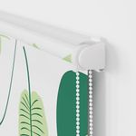 Casa si Gradina - Textile si covoare - Rulouri si jaluzele - Jaluza cu role de dus cu caseta 140x240 cm latime materiala, frunze verzi - Infinity.ro