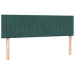 Casa si Gradina - Mobilier - Paturi si accesorii - Paturi - Pat box spring cu saltea, verde inchis, 160x220 cm, catifea - Infinity.ro