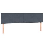 Casa si Gradina - Mobilier - Paturi si accesorii - Paturi - Pat box spring cu saltea, gri inchis, 180x210 cm, catifea - Infinity.ro