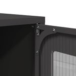 Casa si Gradina - Mobilier - Comode si corpuri - Comode - Dulap TV, negru, 68x39x60,5 cm, otel - Infinity.ro
