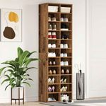 Casa si Gradina - Mobilier - Organizare si depozitare - Organizator incaltaminte - Dulap Pantofi Lemn Vechi 54x34x183 cm Lemn prelucrat - Infinity.ro