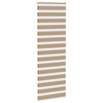 Casa si Gradina - Textile si covoare - Rulouri si jaluzele - Jaluzea tip zebra 85x200 cm latime tesatura 80,9 cm poliester, sand brown - Infinity.ro