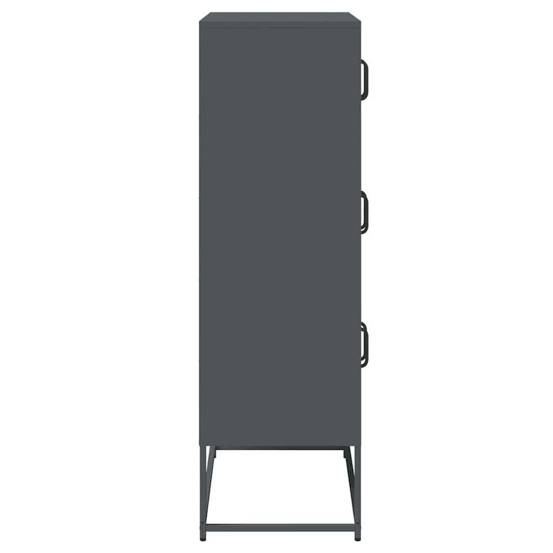 Casa si Gradina - Mobilier - Comode si corpuri - Corpuri bucatarie - Dulap inalt, antracit, 68x39x123 cm, otel - Infinity.ro
