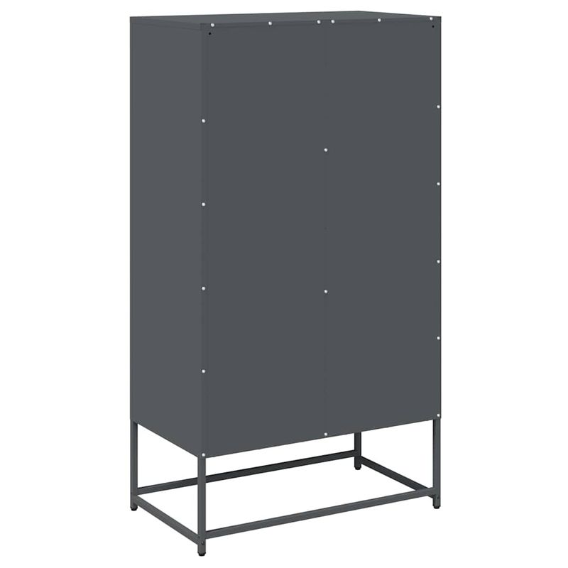 Casa si Gradina - Mobilier - Comode si corpuri - Corpuri bucatarie - Dulap inalt, antracit, 68x39x123 cm, otel - Infinity.ro