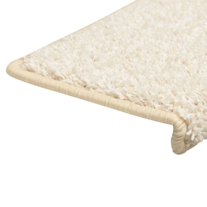 Casa si Gradina - Constructii - Scari si accesorii interioare - Accesorii scari interioare - Trepte de scara covor 15 buc 65x21x4 cm alb - Infinity.ro