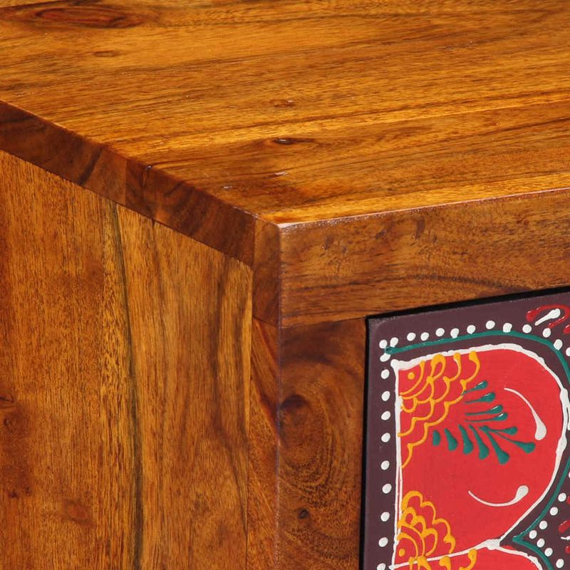 Casa si Gradina - Mobilier - Comode si corpuri - Noptiere - Noptiera 2 buc 35x35x45 cm lemn masiv de salcam - Infinity.ro