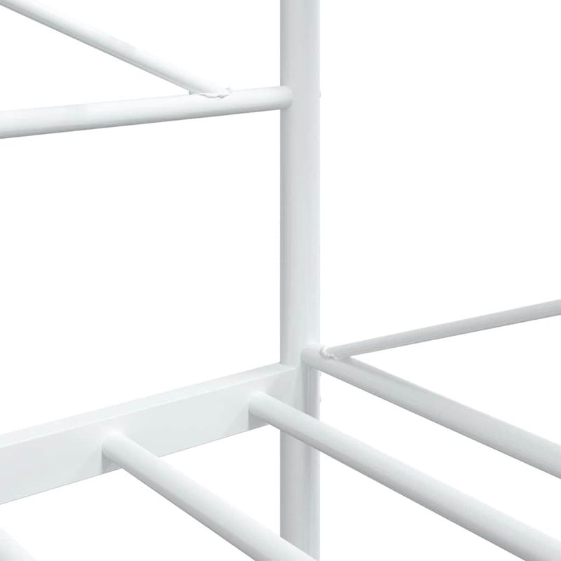 Casa si Gradina - Mobilier - Paturi si accesorii - Paturi - Pat de zi fara saltea Alb 107x203 cm Otel - Infinity.ro