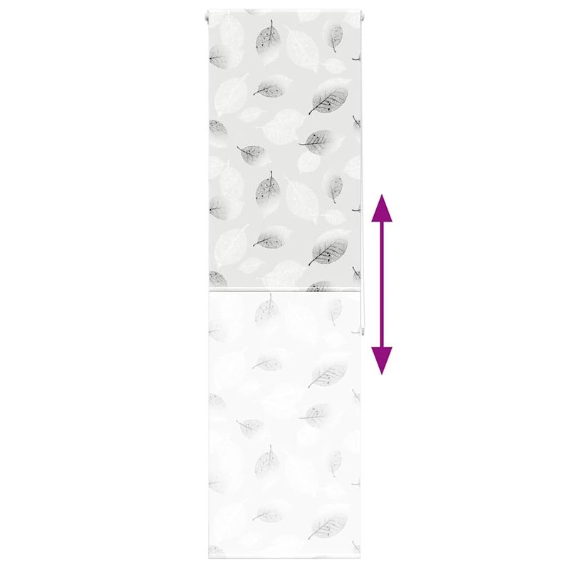 Casa si Gradina - Textile si covoare - Rulouri si jaluzele - Jaluzela de dus 60x240 cm latime material 56 cm, frunze - Infinity.ro