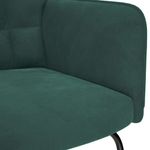 Casa si Gradina - Gradina si terasa - Balansoare si hamace - Balansoare - Scaun balansoar cu scaun catifea verde inchis - Infinity.ro