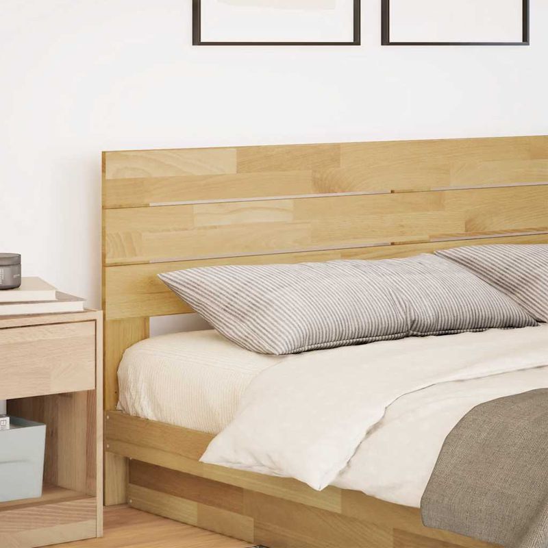 Casa si Gradina - Mobilier - Paturi si accesorii - Accesorii paturi - Tablie de pat 180 cm lemn masiv de stejar - Infinity.ro