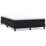 Casa si Gradina - Mobilier - Paturi si accesorii - Paturi - Pat cu arcuri fara saltea negru 160x210 cm catifea - Infinity.ro