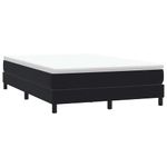 Casa si Gradina - Mobilier - Paturi si accesorii - Paturi - Pat cu arcuri fara saltea negru 160x210 cm catifea - Infinity.ro