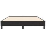Casa si Gradina - Mobilier - Paturi si accesorii - Paturi - Pat cu arcuri fara saltea negru 160x210 cm catifea - Infinity.ro