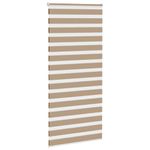 Casa si Gradina - Textile si covoare - Rulouri si jaluzele - Jaluzea tip zebra 95x200 cm latime tesatura 90,9 cm poliester, sand brown - Infinity.ro