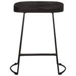 Casa si Gradina - Mobilier - Scaune si fotolii - Scaune - Scaune de bar 2 buc Negru 46x38x52 cm lemn masiv de mango - Infinity.ro