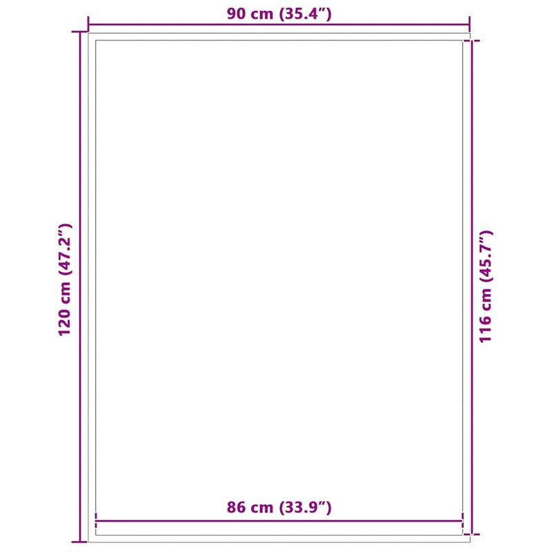 Casa si Gradina - Textile si covoare - Covoare - Covoare casa - Covoras antracit 90x120 cm - Infinity.ro