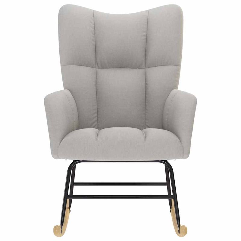 Casa si Gradina - Gradina si terasa - Balansoare si hamace - Balansoare - Scaun balansoar din stofa gri nor - Infinity.ro