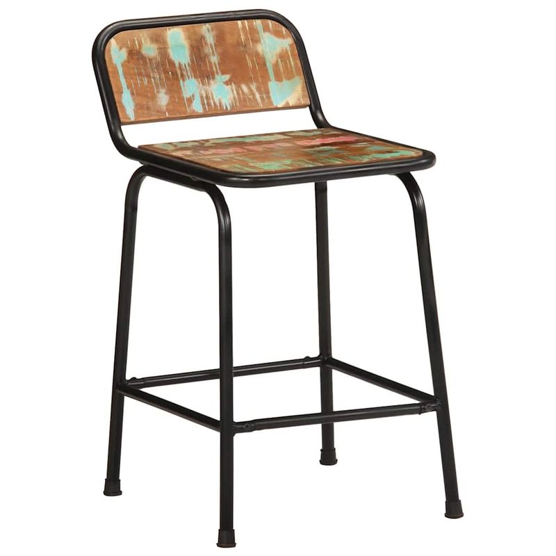 Casa si Gradina - Mobilier - Scaune si fotolii - Scaune - Scaune de bar 2 buc 46x35,5x70 cm lemn masiv recuperat - Infinity.ro