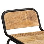 Casa si Gradina - Mobilier - Scaune si fotolii - Scaune - Scaune de bar 2 buc 46x35,5x70 cm Lemn masiv Mango brut - Infinity.ro