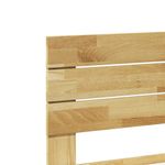Casa si Gradina - Mobilier - Paturi si accesorii - Paturi - Cadru de pat cu tablie fara saltea 135x190 cm lemn masiv stejar - Infinity.ro