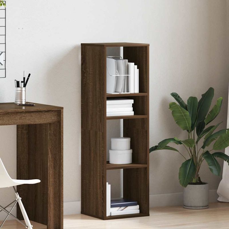 Casa si Gradina - Mobilier - Biblioteci si rafturi - Biblioteci - Biblioteca, stejar maro, 34x31x112 cm, lemn prelucrat - Infinity.ro