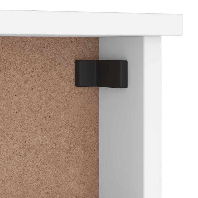 Casa si Gradina - Mobilier - Organizare si depozitare - Cuiere - Suport pentru haine "SANDNES" alb 45x12x35 cm lemn masiv de pin - Infinity.ro