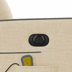 Ingrijire personala si Cosmetice - Sanatate si wellness - Articole wellness - Fotolii de masaj - Fotoliu electric de masaj rabatabil, crem, textil - Infinity.ro