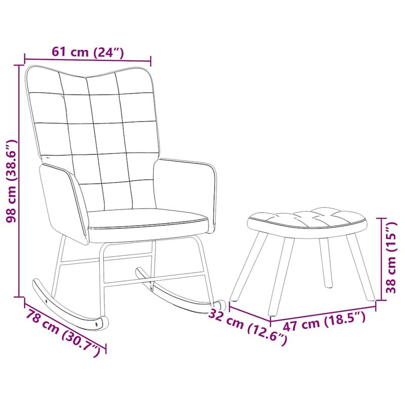 Casa si Gradina - Gradina si terasa - Balansoare si hamace - Balansoare - Scaun balansoar cu scaun catifea albastra - Infinity.ro