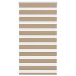 Casa si Gradina - Textile si covoare - Rulouri si jaluzele - Jaluzea tip zebra 85x100 cm latime tesatura 80,9 cm poliester, sand brown - Infinity.ro