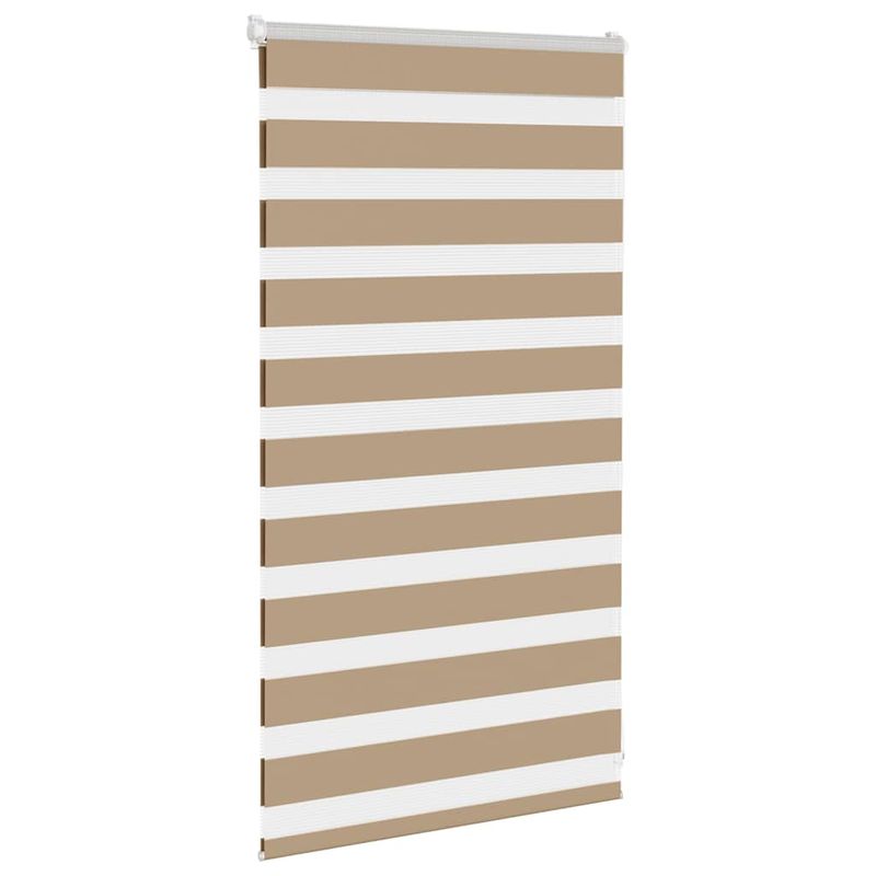 Casa si Gradina - Textile si covoare - Rulouri si jaluzele - Jaluzea tip zebra 85x100 cm latime tesatura 80,9 cm poliester, sand brown - Infinity.ro