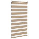 Casa si Gradina - Textile si covoare - Rulouri si jaluzele - Jaluzea tip zebra 85x100 cm latime tesatura 80,9 cm poliester, sand brown - Infinity.ro