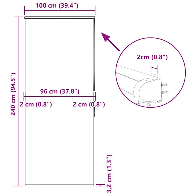 Casa si Gradina - Textile si covoare - Rulouri si jaluzele - Jaluza cu role de dus cu caseta 100x240 cm latime material 96cm, stea de mare - Infinity.ro