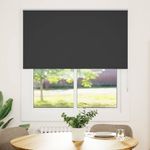 Casa si Gradina - Textile si covoare - Rulouri si jaluzele - Jaluza cu role opace negru 120x150 cm latime material 116,6 cm - Infinity.ro