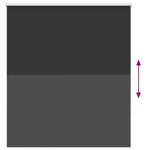 Casa si Gradina - Textile si covoare - Rulouri si jaluzele - Jaluza cu role opace negru 120x150 cm latime material 116,6 cm - Infinity.ro