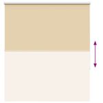 Casa si Gradina - Textile si covoare - Rulouri si jaluzele - Jaluza cu role opace bej 125x130 cm latime material 121,6 cm - Infinity.ro