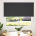 Casa si Gradina - Textile si covoare - Rulouri si jaluzele - Jaluza cu role opace negru 145x130 cm Latime material 141,6 cm - Infinity.ro