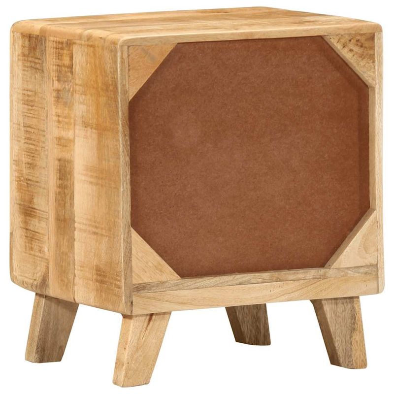 Casa si Gradina - Mobilier - Comode si corpuri - Noptiere - Noptiera 2 buc 40x32x46 cm Lemn masiv Mango brut - Infinity.ro