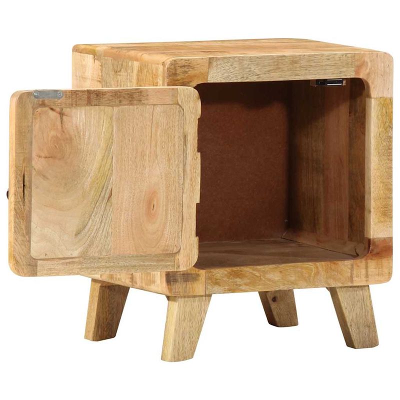 Casa si Gradina - Mobilier - Comode si corpuri - Noptiere - Noptiera 2 buc 40x32x46 cm Lemn masiv Mango brut - Infinity.ro