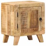 Casa si Gradina - Mobilier - Comode si corpuri - Noptiere - Noptiera 2 buc 40x32x46 cm Lemn masiv Mango brut - Infinity.ro