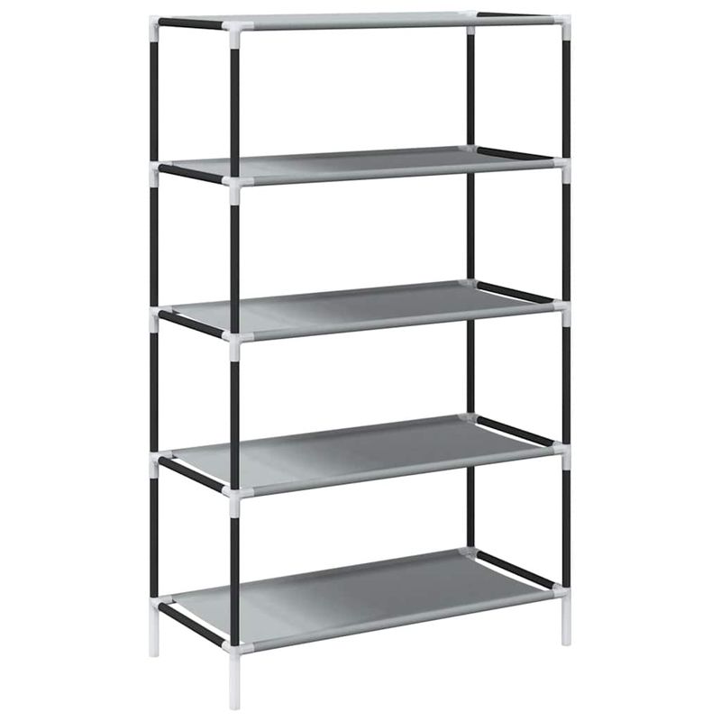 Casa si Gradina - Mobilier - Organizare si depozitare - Organizator incaltaminte - Dulap pantofi gri 60,5x30x97 cm tesatura netesa - Infinity.ro