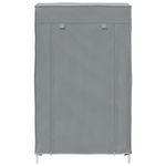 Casa si Gradina - Mobilier - Organizare si depozitare - Organizator incaltaminte - Dulap pantofi gri 60,5x30x97 cm tesatura netesa - Infinity.ro