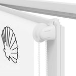 Casa si Gradina - Textile si covoare - Rulouri si jaluzele - Jaluza cu rola de dus 130x240 cm latime material 126 cm, scoică - Infinity.ro