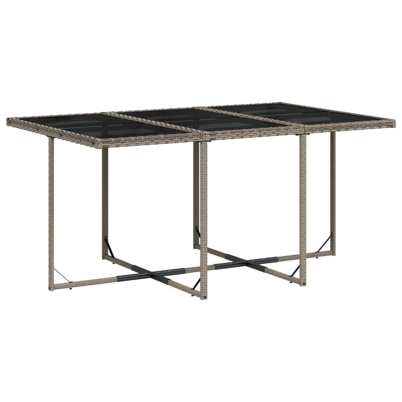 Casa si Gradina - Gradina si terasa - Mobilier exterior - Seturi mobila gradina - Set mobilier de gradina cu perne, 11 piese, gri, poliratan - Infinity.ro