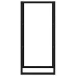 Casa si Gradina - Termice - Sobe, Seminee si accesorii - Accesorii seminee si sobe - Rastel pentru lemne de foc, negru, 55x30x116 cm otel - Infinity.ro