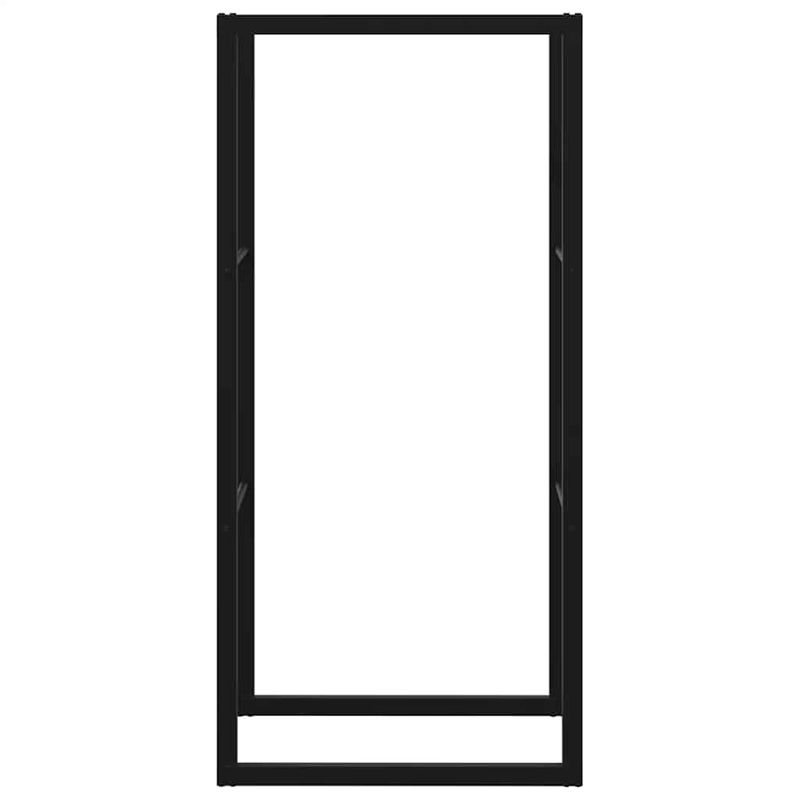 Casa si Gradina - Termice - Sobe, Seminee si accesorii - Accesorii seminee si sobe - Rastel pentru lemne de foc, negru, 55x30x116 cm otel - Infinity.ro