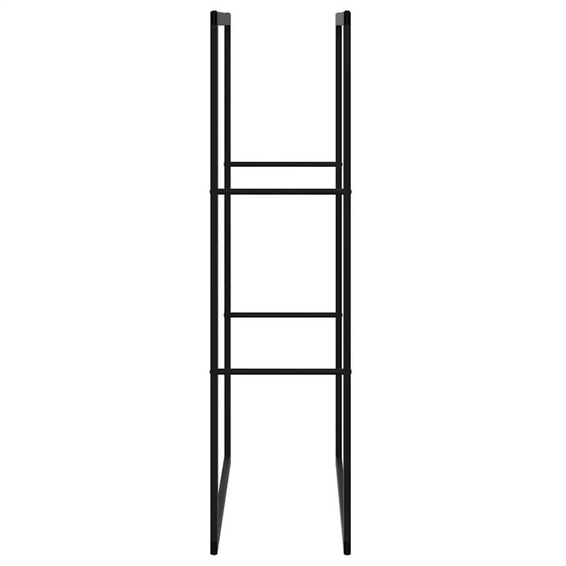 Casa si Gradina - Termice - Sobe, Seminee si accesorii - Accesorii seminee si sobe - Rastel pentru lemne de foc, negru, 55x30x116 cm otel - Infinity.ro