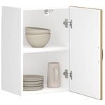 Casa si Gradina - Mobilier - Comode si corpuri - Corpuri bucatarie - Dulap de bucatarie „Lucca” din lemn de stejar artificial, mărime 40x31x60 cm, model 1x dulap de perete (1 ușă) - Infinity.ro