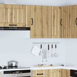 Casa si Gradina - Mobilier - Comode si corpuri - Corpuri bucatarie - Dulap de bucatarie „Lucca” din lemn de stejar artificial, mărime 40x31x60 cm, model 1x dulap de perete (1 ușă) - Infinity.ro
